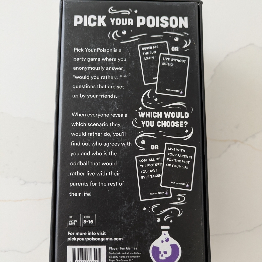Pick Your Poison Game - Picture 2 of 2